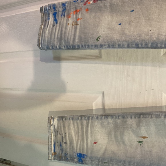 Amiri paint splattered skinny jeans, 32 men’s - Picture 12 of 13